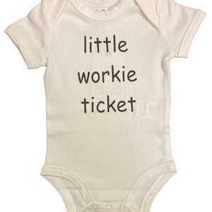 Little Workie Ticket, Weste (Newcastle, Geordie Babywear)