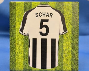 Fabian Schar Newcastle Player Shirt (Ceramic Coaster)