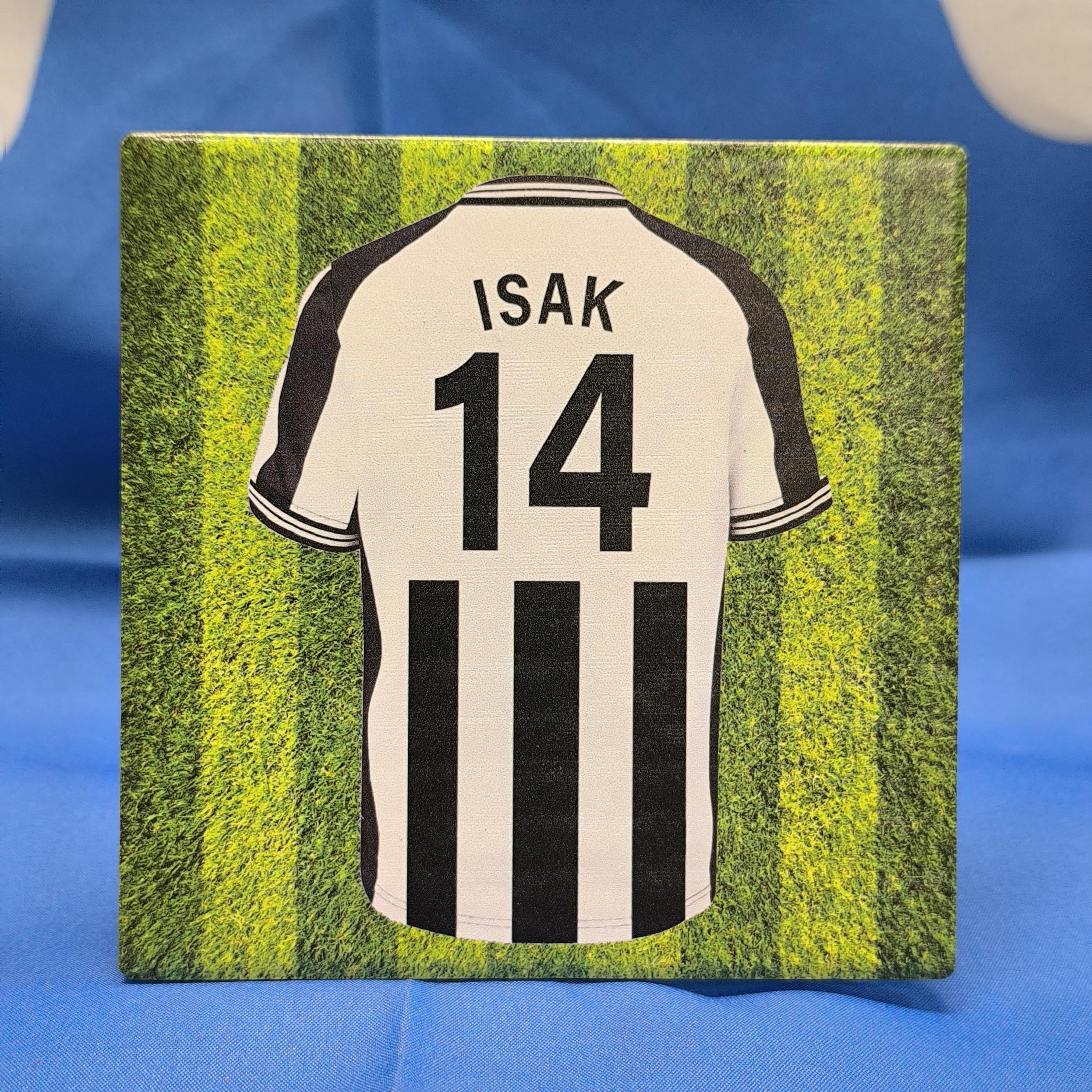 Alexander Isak Newcastle Player Shirt (Ceramic Coaster)
