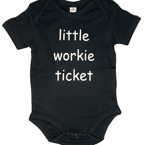 Little Workie Ticket, Weste (Newcastle, Geordie Babywear)