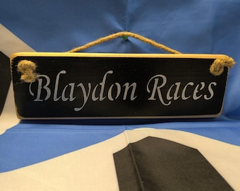 Blaydon Races (Wooden Sign)
