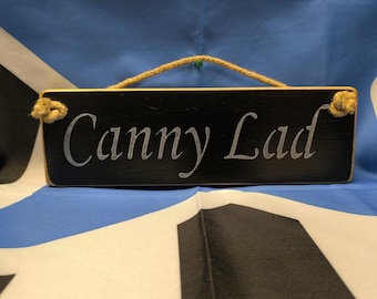 Canny Lad (Wooden Sign)