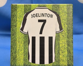 Joelinton Newcastle Player Shirt (Ceramic Coaster)