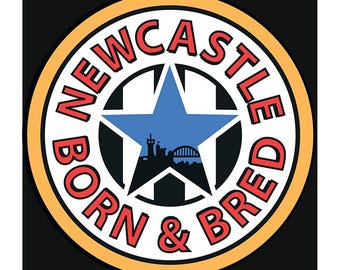 Newcastle Born & Bred Beach Towel