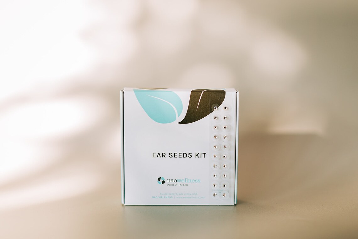 Swarovski Crystal Ear Seeds Kits Acupressure Helps Stress Etsy