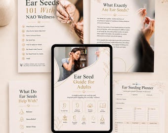 Ear Seeds L'acupression auriculaire simplifiée : plus de 50 remèdes curatifs dans UN guide, des vidéos pratiques, des tableaux de placement, des FAQ, 101 ateliers