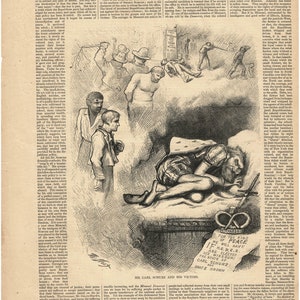 Harper&#39;s Weekly September 7, 1872 Mr. Carl Schurz And His Victims Ad Print