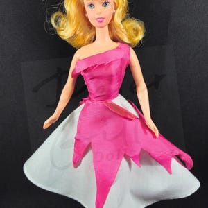 Disney Cinderella inspired ooak doll custom made pink mother&#39;s dress outfit