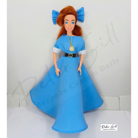Anastasia Doll Blue Boat Dress With Tights and Hair Bow Journey to the Past  Ooak Custom - Etsy Hong Kong