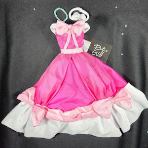 Disney Cinderella inspired ooak doll custom made pink mother&#39;s dress outfit