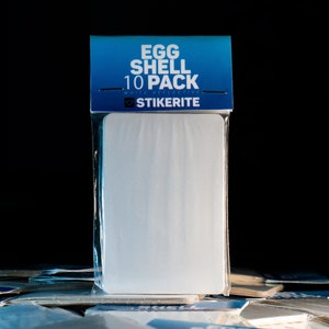 Eierschalen Sticker 10er Pack reflektierende Rohlinge