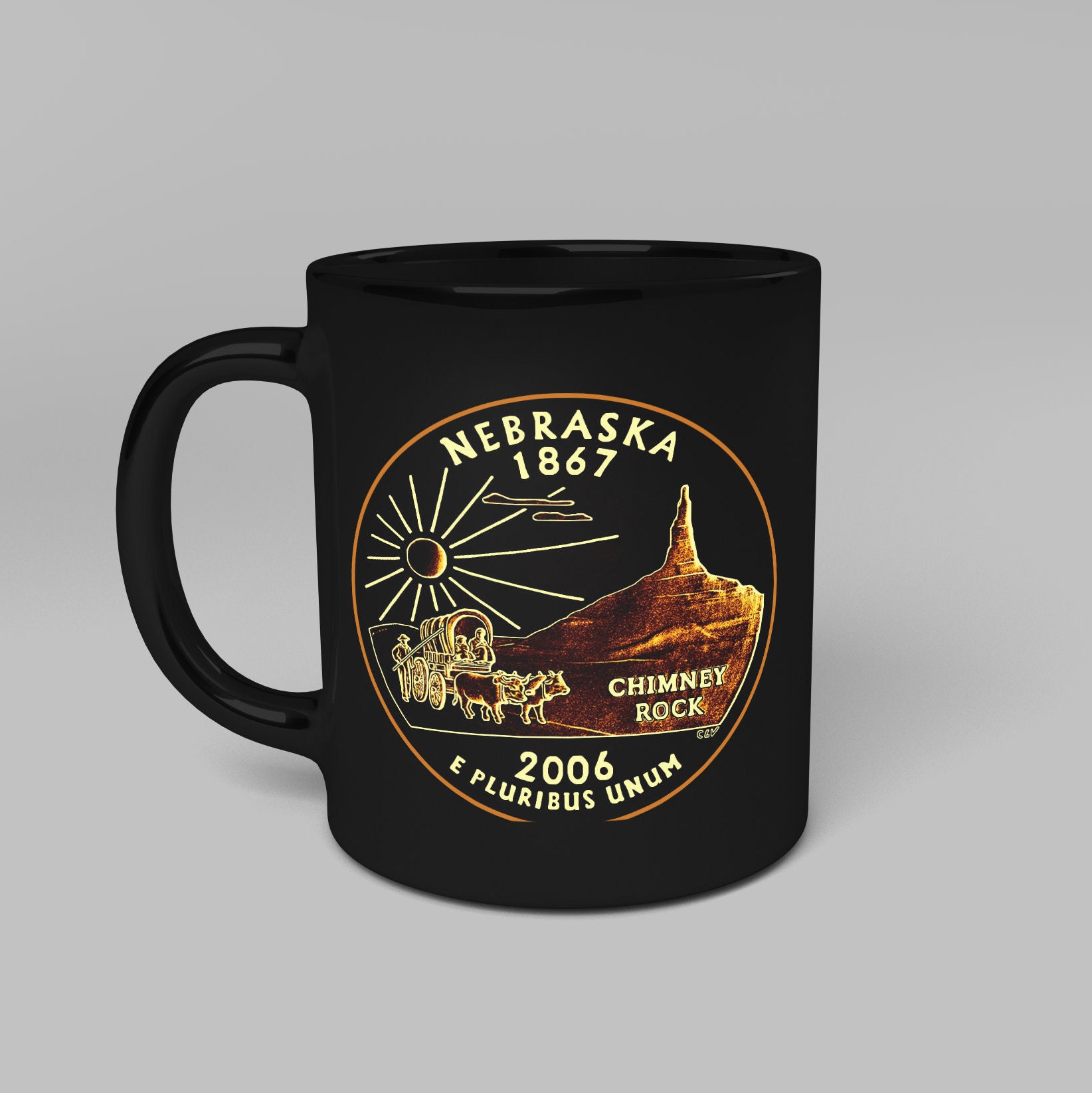 Nebraska Coffee Mug Home State Souvenir Etsy España