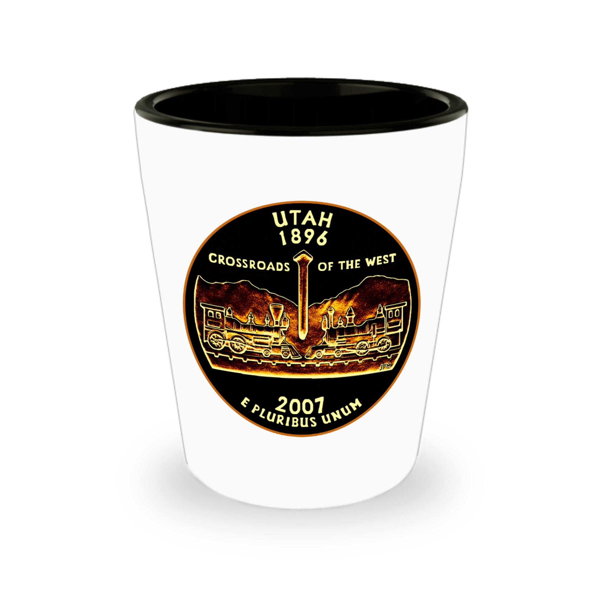 Utah Shot Glass Home State Souvenir Etsy