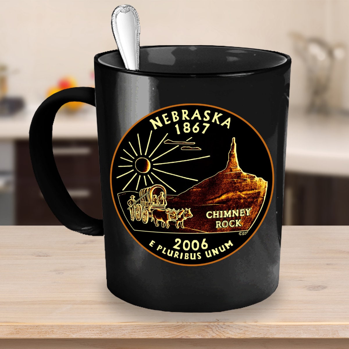 Nebraska Coffee Mug Home State Souvenir Etsy España