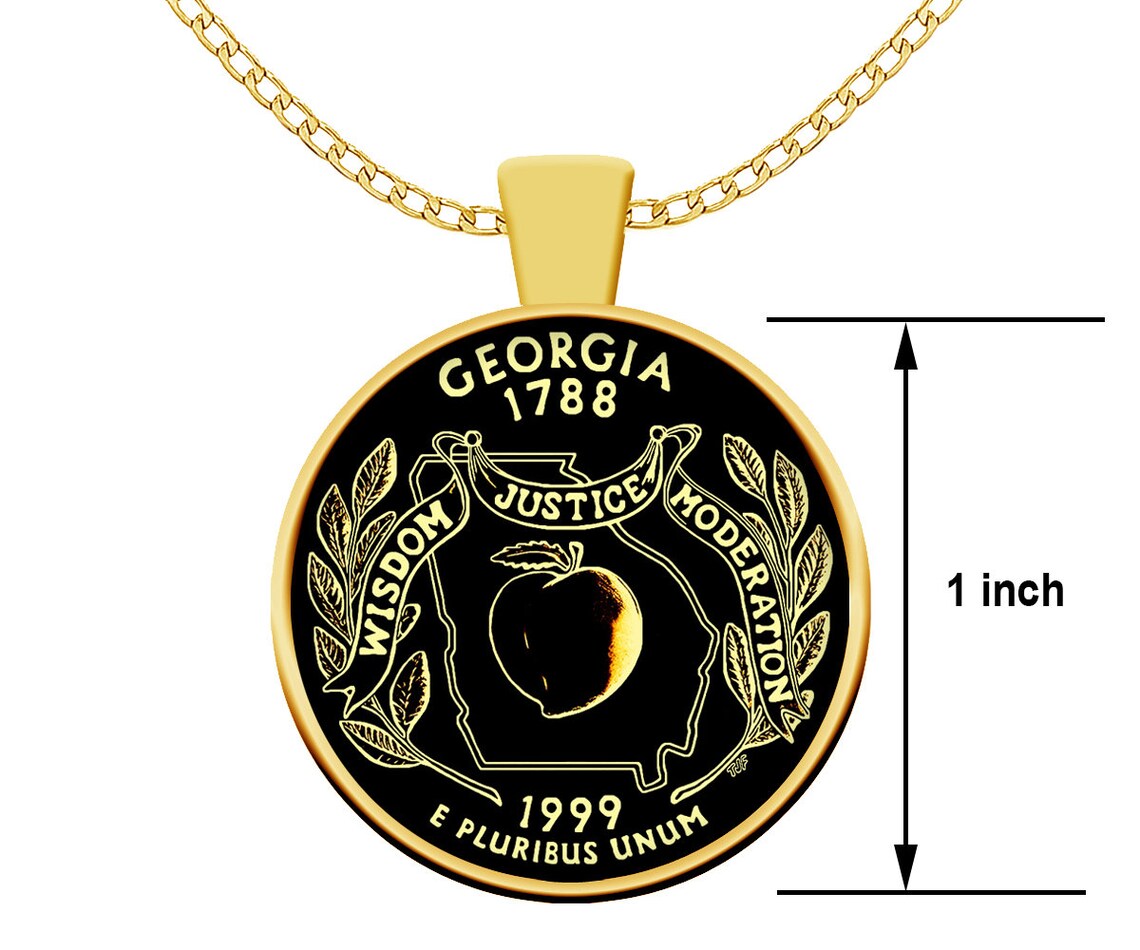 Necklace Home State Jewelry Etsy