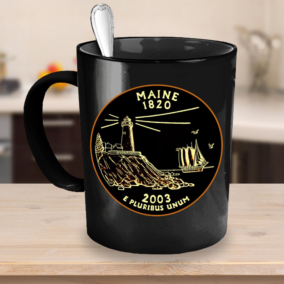 Maine Coffee Mug Home State Souvenir Etsy Nederland
