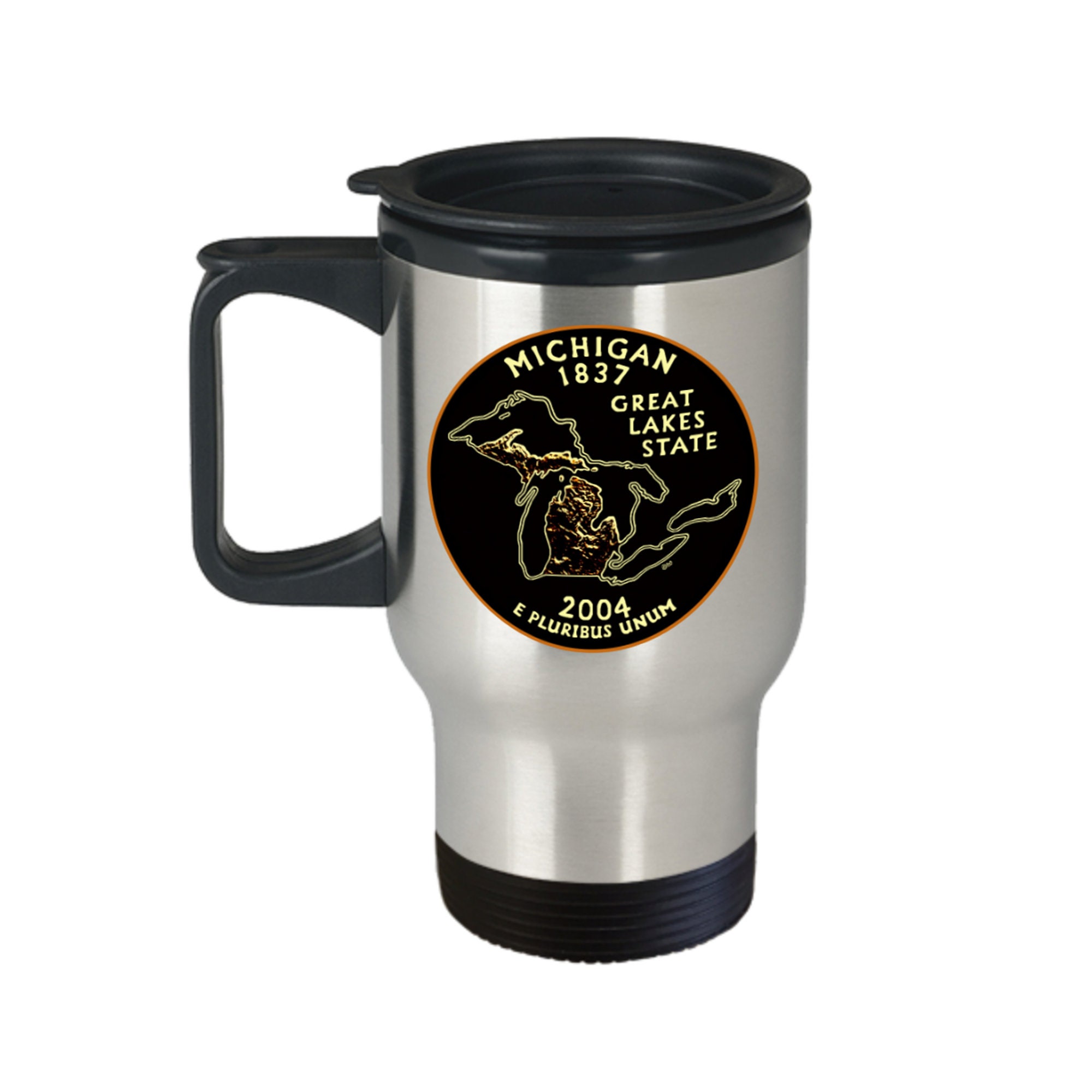 michigan state coffee travel mug
