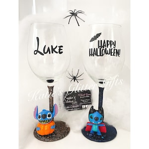 Disney Lilo And Stitch Gin & Tonic Balloon Glass Personalised Gift Any Name