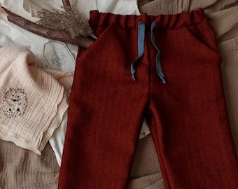Children's wool trousers size 80-122; 100% virgin wool; timeless, fair & sustainable, individual according to your wishes