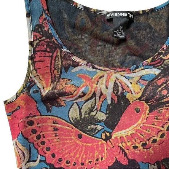 Vivienne Tam S/S 2010 Butterfly Print Silk Mini Dress main image 1
