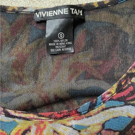 Vivienne Tam S/S 2010 Butterfly Print Silk Mini Dress main image 0