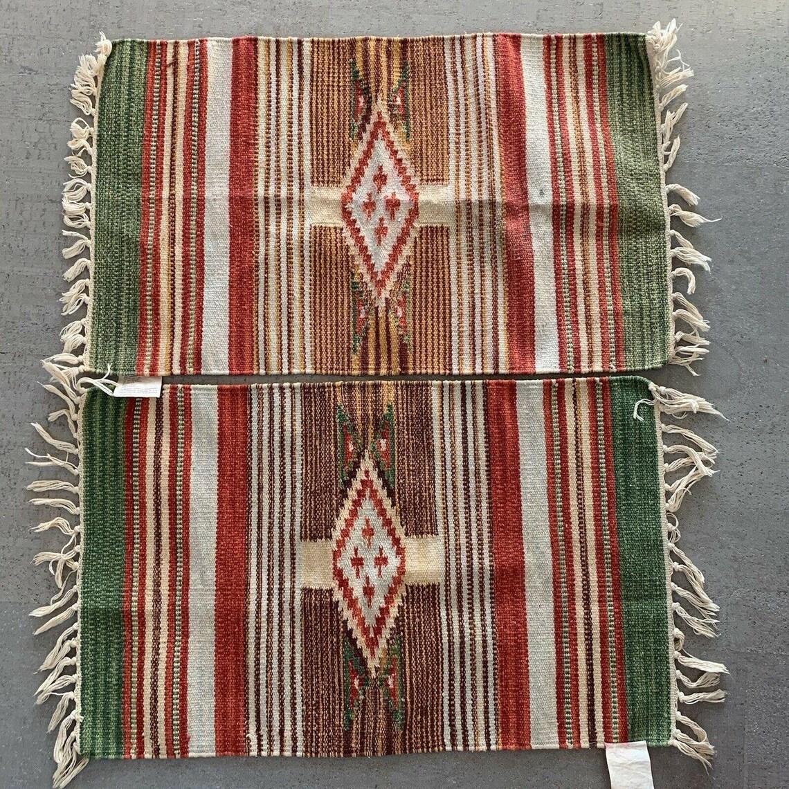 Southwestern Placemat table Mat Large size Set 2 Cotton Etsy