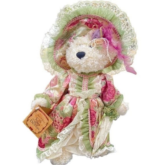Dan Dee Collectors Choice Victorian Bear Louis De Mas Floral 