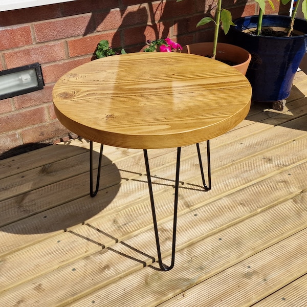 Coffee Table with Hairpin Legs