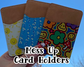 Tarjeteros Mess Up / Pegatinas de aventuras / Monedero para teléfono / Tarjetero / Monedero para tarjetas / Tarjetero para iPhone / Fundas económicas / Tarjetero con descuento