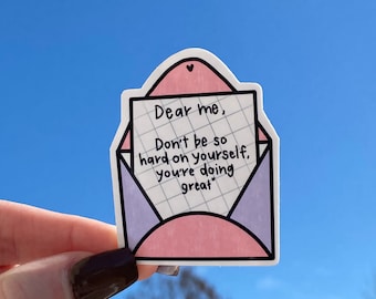 Self Love Letter Sticker | Adventuringstickers | Vinyl Sticker | Positive Message Sticker | Cute Sticker | Self Love Sticker | Gifts