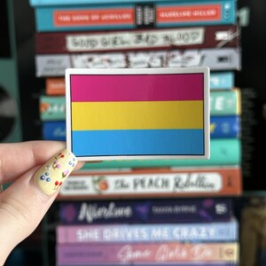 Pansexual Pride Flag Sticker | Pride Stickers | Adventuringstickers | Pride Flag Sticker | Pride Flags | Waterproof Sticker