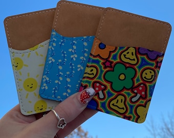 Tarjetero / Más de 40 patrones / Pegatinas de aventuras / Monedero para teléfono / Tarjetero / Monedero para tarjetas / Tarjetero para iPhone