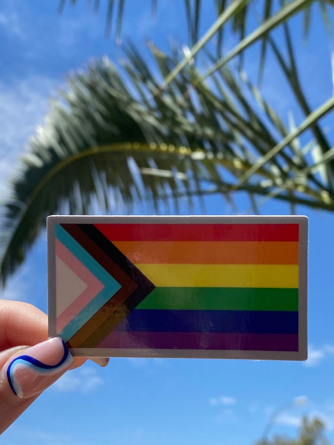 All Inclusive LGBTQ Pride Flag Vinyl Sticker Adventuringstickers Pride ...