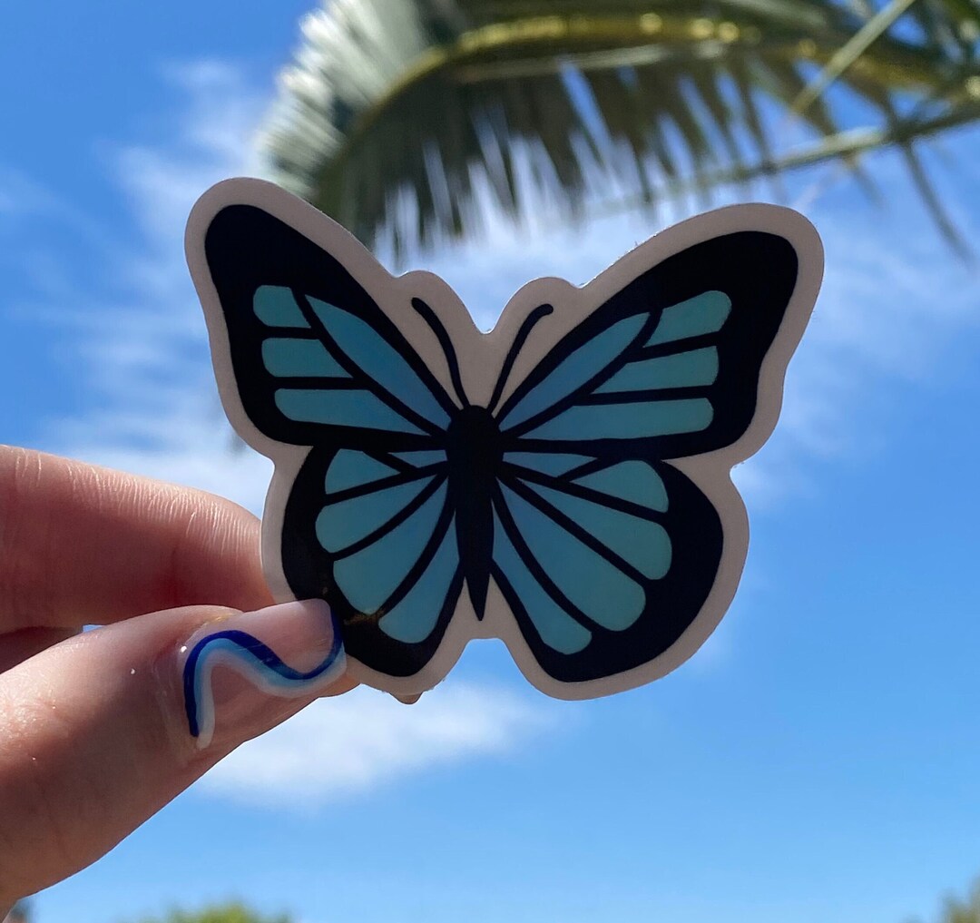 Buttrfly Sticker Butterfly Sticker | Adventuringstickers | Stickers | Butterfly Sticker ...