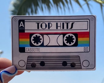 Cassette Tape Vinyl Sticker
