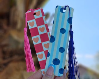 Marcadores / Más de 30 patrones / Adventuringstickers / Marcadores personalizados / Marcadores de moda / Marcadores de coqueta / Sublimación / Marcadores lindos