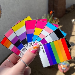 Pride Flag Paint Swatches | | Adventuringstickers |Cute Stickers|Stickers|Vinyl Stickers|Rainbows|LGBTQ+ | Pride Collection | Pride Stickers