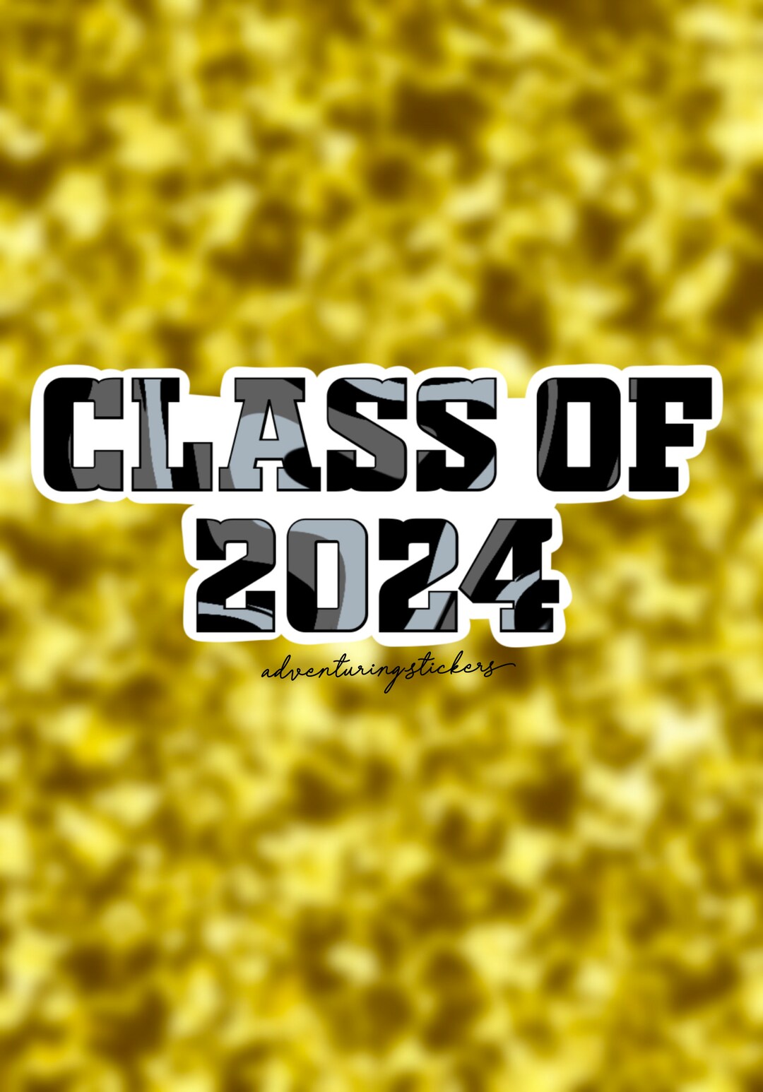 Class of 2024 Sticker Adventuringstickers Sticker Grad 24 Sticker