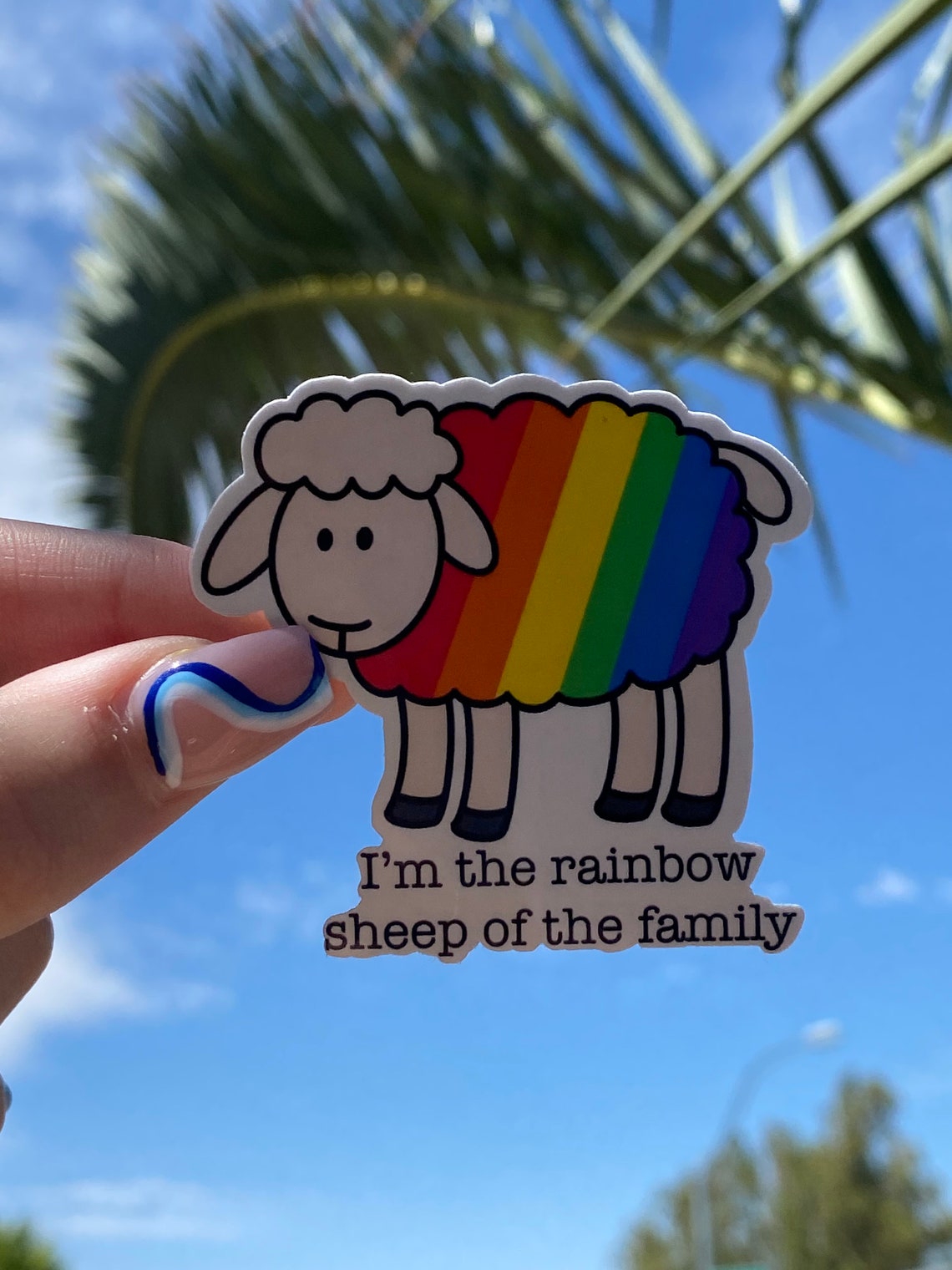 Lustige LGBT Geburtstagskarte 'The Rainbow Sheep Of The Family' – A5, Mit Umschlag, Für LGBTQ+ Feiern & Liebevollen Humor