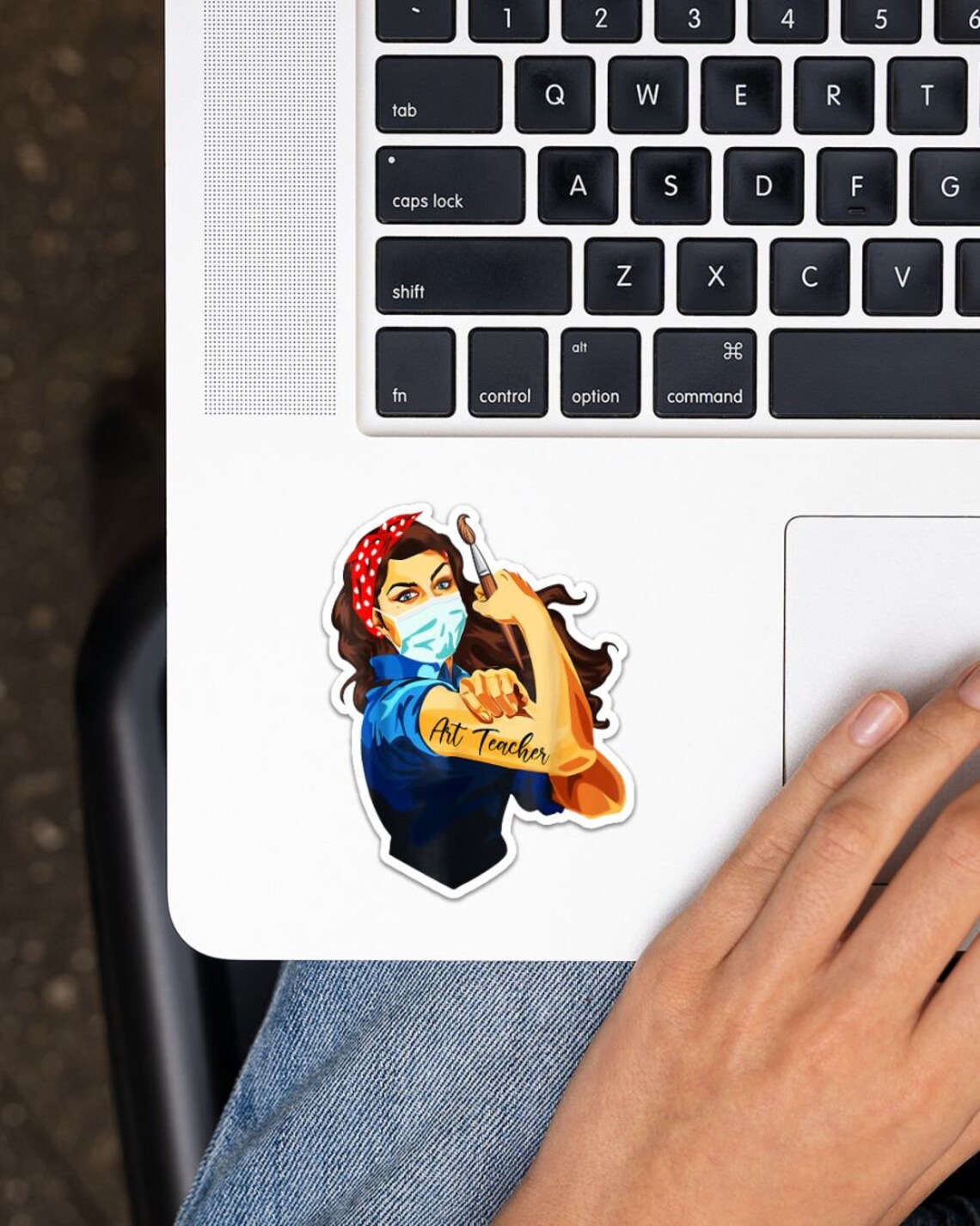 Art Teacher Sticker Vinyl StickerLaptop StickerTablet Etsy