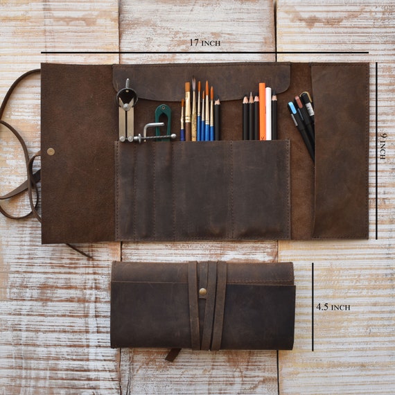 Tool Roll, Pen Roll, Pencil Case