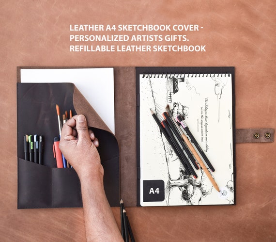 Large Sketch Book with Engraved logo