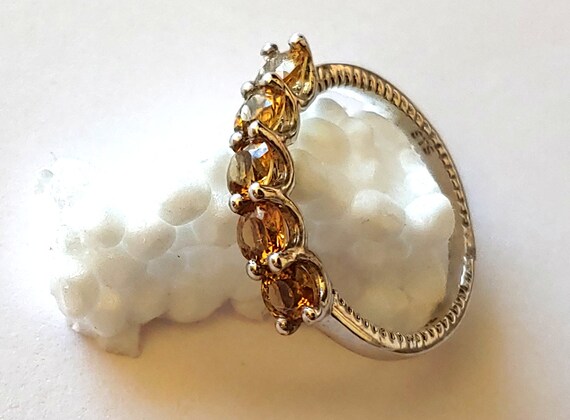 Citrine Sterling Silver Ring