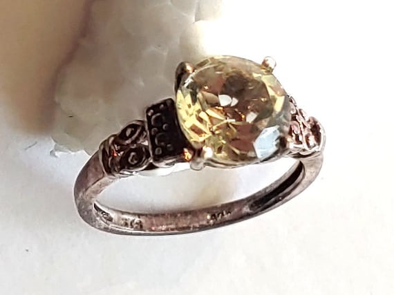 Solitaire Gemstone Engagement Ring