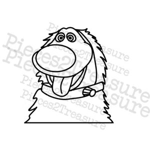 Doug from Up, Dog, SVG, Script lettering, Cricut SVG, Silhouette SVG, Vinyl Cut digital file