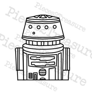 R5, Rise of Resistance Rebel Droid, Cricut SVG, Silhouette SVG, Vinyl Cut digital file, Batuu, dark side, first order, galaxy