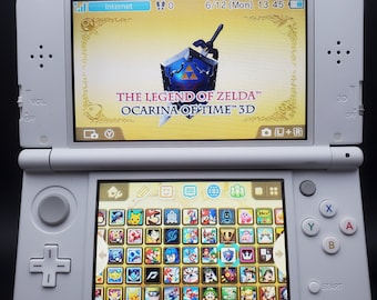 Custom Zelda Theme New Nintendo 3DS XL w/ TONS Of Games *Message For Details**