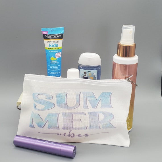 Summer vibes, cosmetic bag