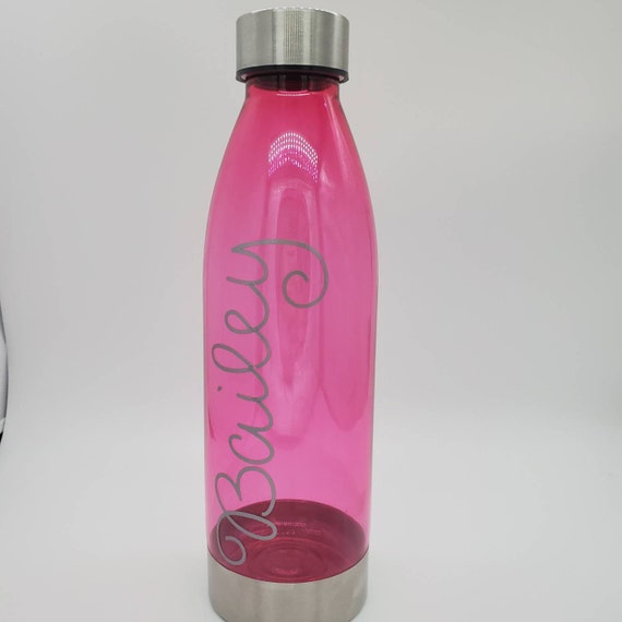 personalized water bottle, birthday gift, reusable plastic water bottle, personalized gift, Easter basket stuffer, sustainable water bottle