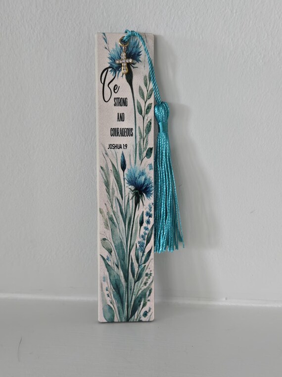 Christian bookmark, bible verse bookmark first communion gift, confirmation gift, faith boookmark
